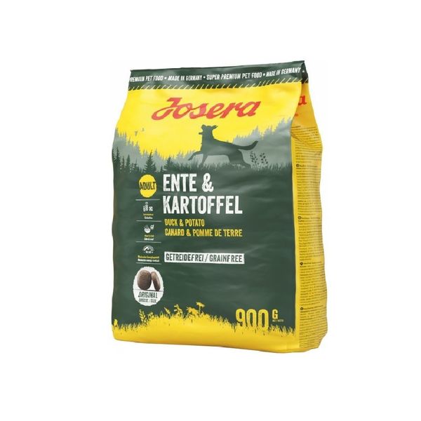 Сухий корм Josera Ente&Kartoffel Adult беззерновий 900 г для собак (4032254745303) 302207 фото