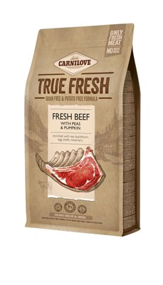 Корм Carnilove True Fresh сухий для дорослих собак всіх порід Карнілав Тру Фреш з яловичиною 1.4кг арт.171548 (8595602546039) 304424 фото