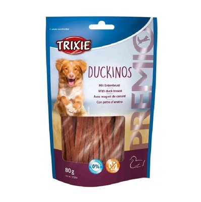 Ласощі Trixie Premio Duckinos качка 80г для собак (4011905315942) 300791 фото