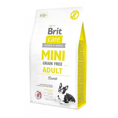 Сухий корм Brit Care GF Mini Adult 400 г Lamb (для собак малих порід) ягня (8595602520114) 301332 фото