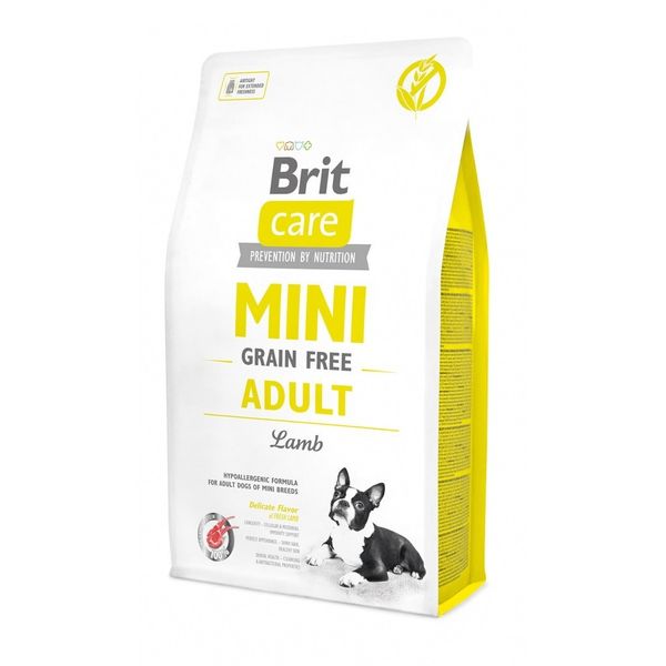 Сухой корм Brit Care GF Mini Adult 400г Lamb (для собак малых пород) ягненок (8595602520114) 301332 фото