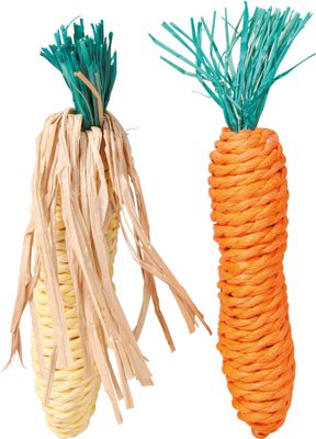 Іграшка Trixie для гризунів Морква+кукуруза сизаль 15см арт.6192 (4011905061924) 301401 фото