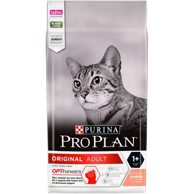 Сухий корм Pro Plan Original Adult 1+ для дорослих котів, з лососем 1.5 кг (7613036508193) 302130 фото