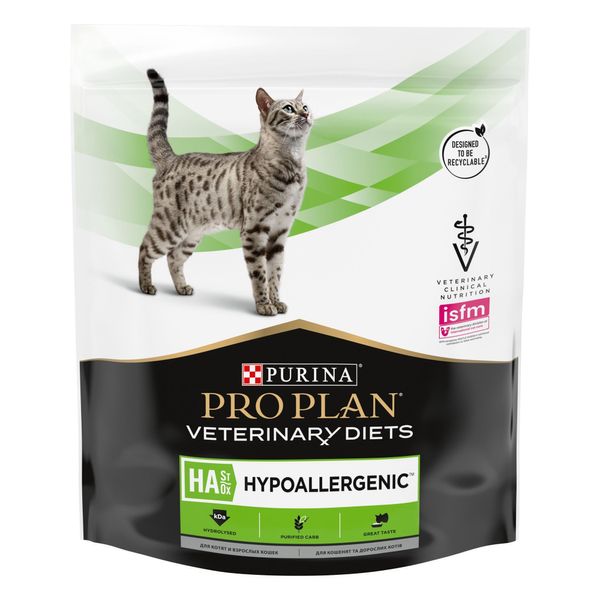 Сухий корм ProPlan Veterinary Diets HA HYPOALLERGENIC 325г для котів при харчовій алергії (7613035154438) 300633 фото