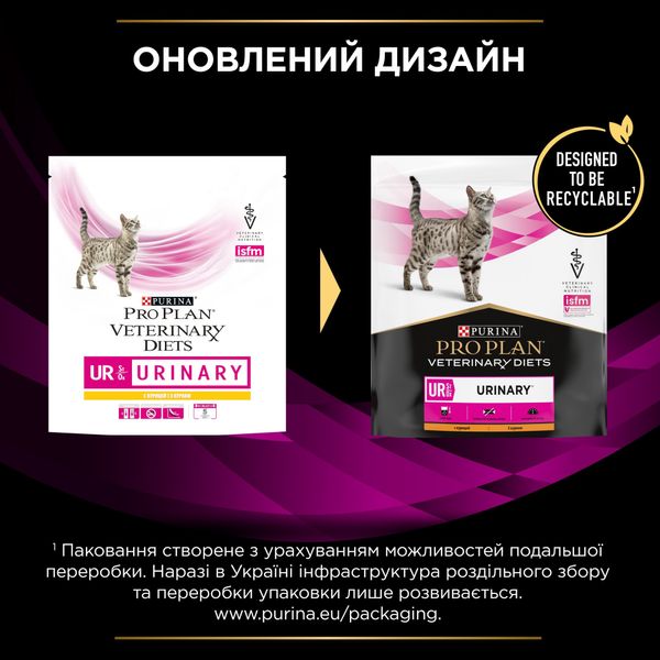 Сухой корм Pro Plan Veterinary Diets UR 350г для кошек (7613035154216) 300974 фото