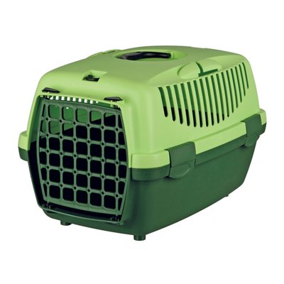 Переноска Trixie для собак та котів Capri 1 пластикова зелена до 6кг XS 32*31*48см (4011905398143) 300867 фото