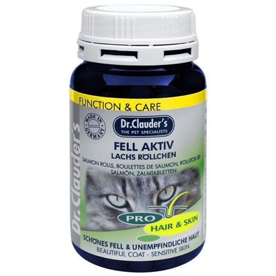 Витамины для котов Dr.Clauder's Fell Active Salmon Rolls 100г (4014355012027) 21201002 фото