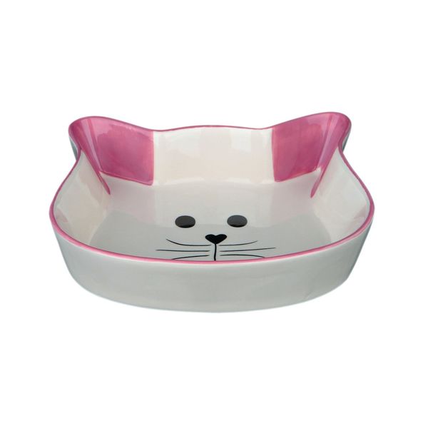 Миска Trixie для котів у формі котячої мордочки керамічна 12см 0.25л арт.24494 (4047974244944) 301022 фото