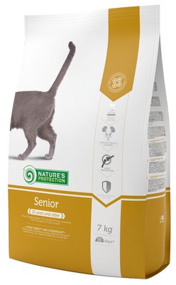 Сухий корм для літніх котів Nature's Protection Senior 7kg (4771317244321) 70174865 фото