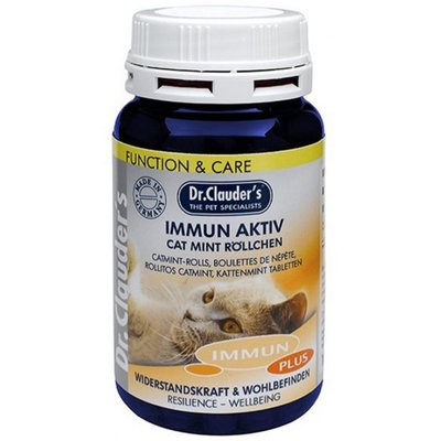 Вітаміни для котів Dr.Clauder's Immun Acitve Cat Mint Rolls 100г (4014355042017) 21204001 фото