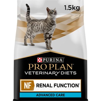 Сухий дієтичний корм Pro Plan VETERINARY DIETS NF Renal Function Advanced Care для котів при хворобі нирок 1.5 кг (7613287886347) 302126 фото