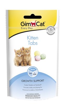 Вітаміни GimCat для котів ГімКет Еврі Дей Кіттен таблетки для кошенят 40г арт.426174 (4002064426174) 306832 фото