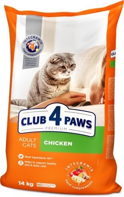 Сухой корм Club 4 Paws Premium для кошек курица 14 кг (4820083909146) 300241 фото