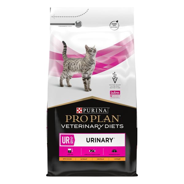 Сухой корм Pro Plan Veterinary Diets UR ST/OX Urinary курица 5 кг для кошек (7613035163942) 302199 фото