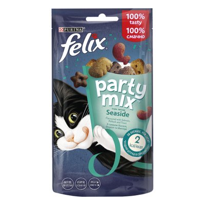 Ласощі Felix PARTY MIX Морський Мікс 60г для котів (7613287631435) 301999 фото