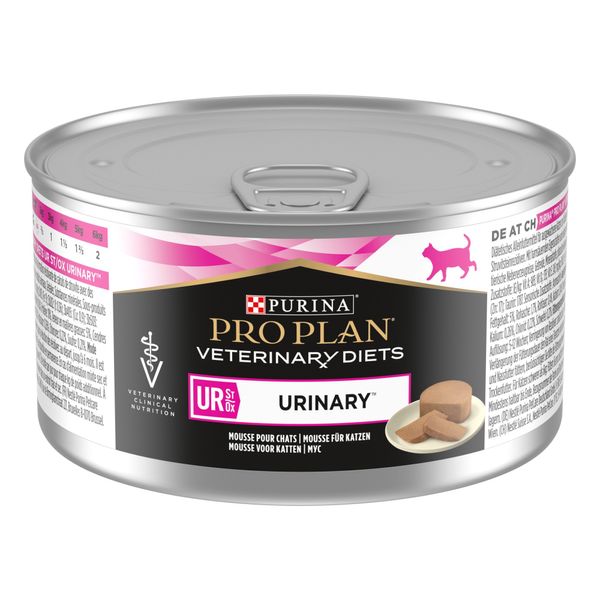 Влажный корм ProPlan Veterinary Diets UR Mousse Turkey Urinary индейка консервная 195г мусс для кошек 302200 фото