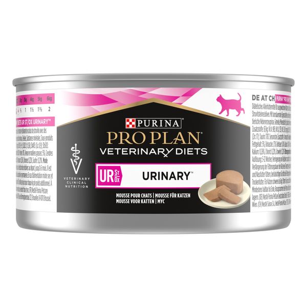 Влажный корм ProPlan Veterinary Diets UR Mousse Turkey Urinary индейка консервная 195г мусс для кошек 302200 фото