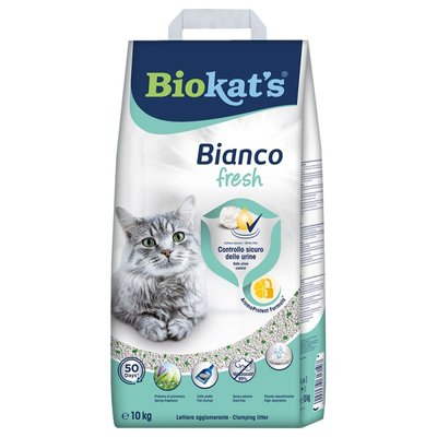 Наповнювач Biokats для котячого туалету Bianco Fresh 10кг (4002064617107) 305200 фото