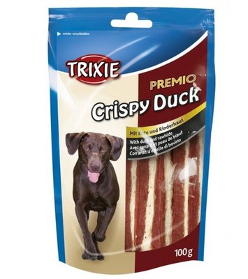 Ласощі Trixie Crispy Duck качка 100г для собак (4011905317052) 301245 фото