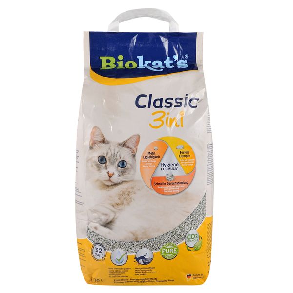 Наповнювач Biokats для котячого туалету Classic 3in1 10л (4002064613307) 305471 фото