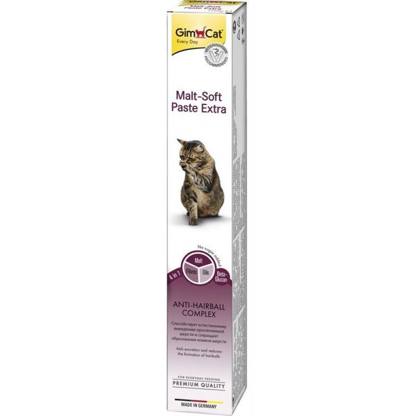 Паста Для кошек Gimborn GimCat Malt-Soft для выведения шерсти 50 г (4002064417929) 301001 фото