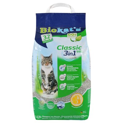 Наповнювач Biokats для котячого туалету Classic Fresh 3in1 10л (4002064613314) 305472 фото