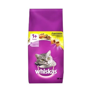 Сухий корм Whiskas курка 14кг для котів (5900951014352) 302401 фото