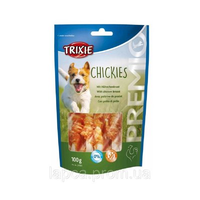 Ласощі Trixie Premio Chickies з кальцієм 100г для собак (4011905315911) 301553 фото