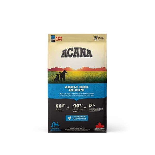 Сухий корм для собак ACANA Adult Dog Recipe для всих порід та стадій життя 11.4 кг (a52511) a52511 фото