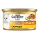 Вологий корм GOURMET Gold "Соус Де-Люкс" для дорослих котів, шматочки в соусі з куркою 85 г (7613036705103) 300976 фото 2