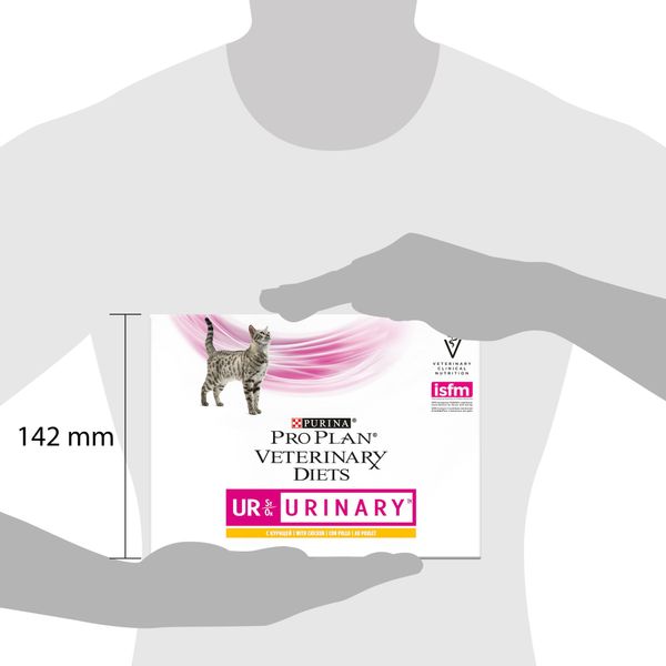 Влажный корм ProPlan Veterinary Diets UR пауч Urinary Feline консервированная курица 85г для кошек 300634 фото