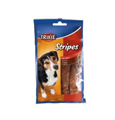 Ласощі Trixie Stripes ягня 100г 10шт/уп для собак (4011905317724) 300792 фото