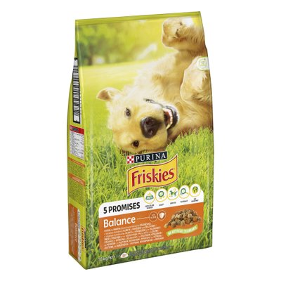 Сухий корм Friskies курка/овочі 10кг для собак (7613031395491) 300715 фото