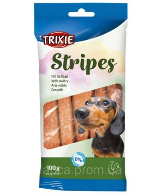 Ласощі Trixie Stripes курка 100г (10шт) для собак (4011905031569) 301933 фото