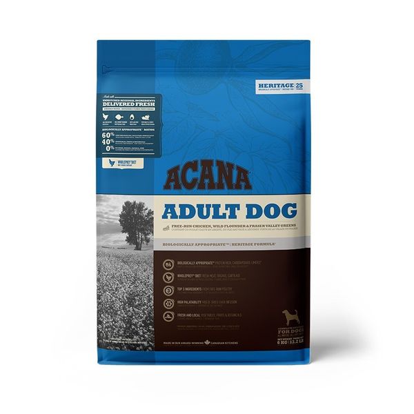 Сухий корм для собак ACANA Adult Dog для всих порід та стадій життя 6 кг (a52560) a52514 фото