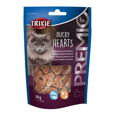 Ласощі Trixie для котів Тріксі Преміо "Hearts" качка/минтай 50г арт.42705 (4011905427058) 300790 фото
