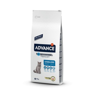 Сухий Корм Advance Cat Sterilized для стерилізованих котів з індичкою 15 кг (8410650166285) Арт.577510 65838770 фото