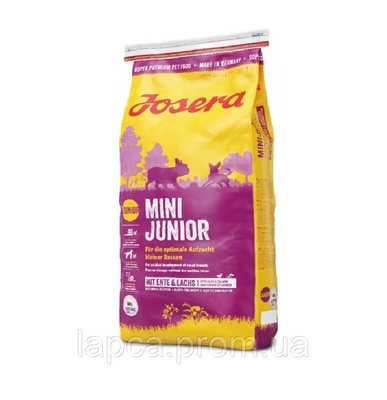 Сухий корм Josera Mini Junior 15кг для підростаючих собак дрібних порід (4032254744290) 590814 фото